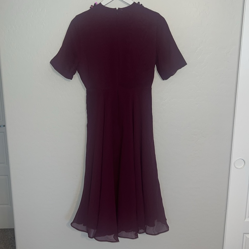 NWT ASOS DESIGN Embellished Neckline Midi Dress 4 - Picture 10 of 10